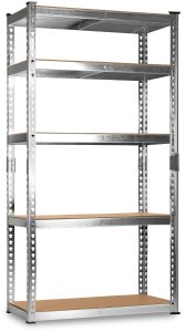 Humberg Regał metalowy magazynowy 183 x 90 x 40 cm HR-853 srebrny 4