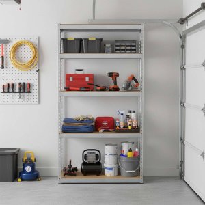 Humberg Regał metalowy magazynowy 183 x 90 x 40 cm HR-853 srebrny 7