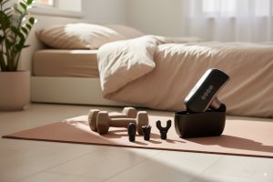 Masażer Uderzeniowy Kompaktowy Podróżny ZENT MiniPulse  Perkusyjny, Bezszczotkowy, 10 Poziomów, 4 Głowice, USB-C, 235 g 6