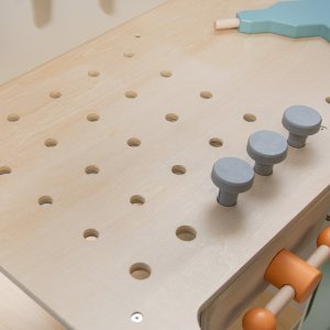 Drewniany warsztat Majsterek stolik narzędziowy 8