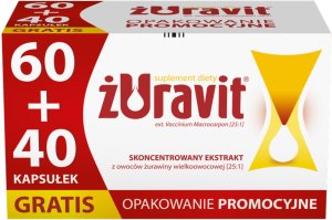Noble Health ŻURAVIT_Suplement diety wspomagający prawidłowe działanie układu moczowego 100 kapsułek 3