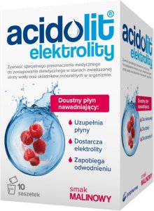 ACIDOLIT_Elektrolity suplement diety Malina 10 saszetek 4