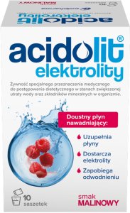 ACIDOLIT_Elektrolity suplement diety Malina 10 saszetek 5