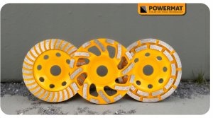 TARCZA GARNKOWA DIAMENTOWA DO SZLIFOWANIA BETONU KAMIENIA SEGMENTOWA 125MM 4