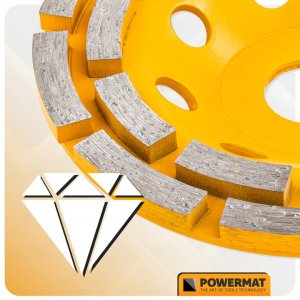 TARCZA GARNKOWA DIAMENTOWA DO SZLIFOWANIA BETONU KAMIENIA SEGMENTOWA 125MM 5