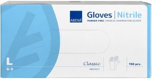 Abena Examination glove ABENA Classic Protect size L white nitrile powder-free (150 pcs.) 2