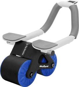 Rebel Przyrząd do ćwiczenia mięśni brzucha z timerem, AB roller Wheel AB-3, kolor czarno-niebieski 9
