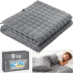 Kołdra obciążeniowa, koc sensoryczny dla dzieci i dorosłych, 150x200CM 9KG 41