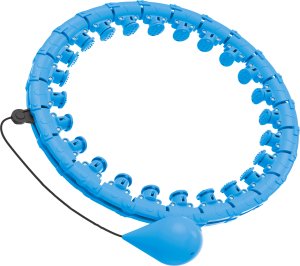 Rebel Smart Hula Hop odchudzający koło z wypustkami i obciążeniem 50cm, niebieskie, REBEL ACTIVE 29