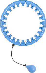 Rebel Smart Hula Hop odchudzający koło z wypustkami i obciążeniem 50cm, niebieskie, REBEL ACTIVE 40