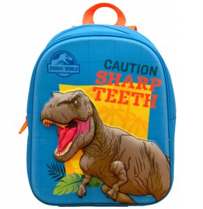 PLECAK PRZEDSZKOLNY DLA CHŁOPCA DINOZAUR 3D JURASSIC WORLD T-REX 5