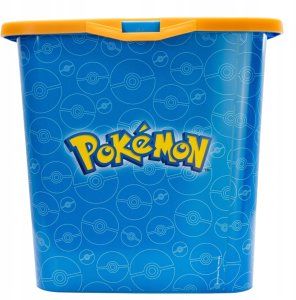 Pojemnik na Zabawki Organizer Skrzynia Pudełko z Przykrywką Pokemon 23 L 3