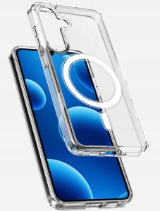 krainaGSM Etui Magnetyczne Przezroczysty do Samsung A17 5G |do MAGSAFE CASE | + Szkło 4