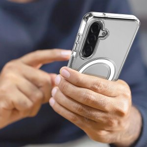 krainaGSM Etui Magnetyczne Przezroczysty do Samsung A17 5G |do MAGSAFE CASE | + Szkło 7