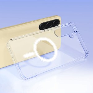 krainaGSM Etui Magnetyczne Przezroczysty do Samsung A17 5G |do MAGSAFE CASE | + Szkło 8