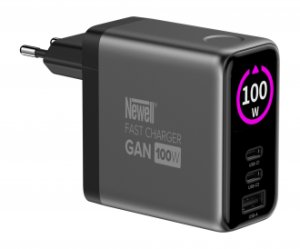 Ładowarka sieciowa Newell GaN 100 W TFT - EU 170