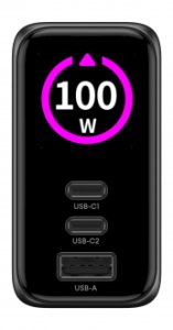 Ładowarka sieciowa Newell GaN 100 W TFT - EU 194