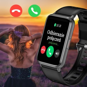 Zegarek Damski SMARTWATCH RUBICON RNCF48-black/black mesh 4