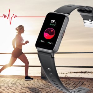 Zegarek Damski SMARTWATCH RUBICON RNCF48-black/black mesh 5