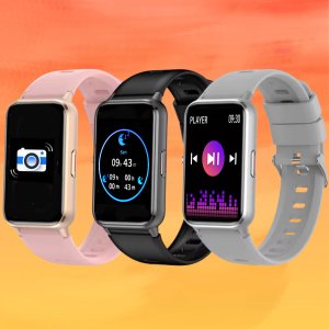 Zegarek Damski SMARTWATCH RUBICON RNCF48-black/black mesh 7