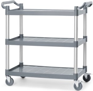 Amerbox Wózek kelnerski serwisowy do 150 kg 3-półki 842x486 mm 2