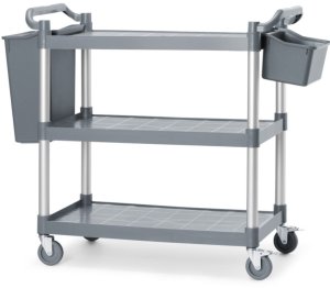 Amerbox Wózek kelnerski serwisowy do 150 kg 3-półki 842x486 mm 4