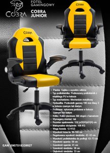 Fotel Cobra JUNIOR CRF-2302 12