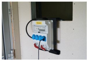 ROZDZIELNICA ELEKT.1X32A 5P,1X16A 5P,4X16A 250V, ERB32AWS1 4