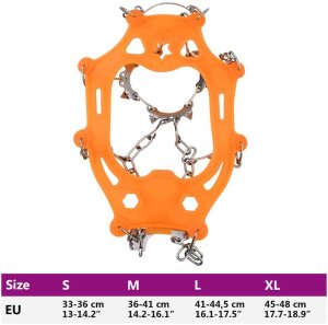 vidaXL Kolce do butów Pomarańczowy L 8