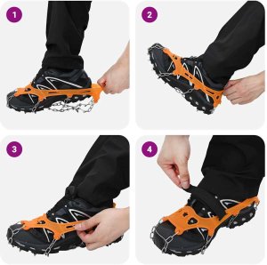 vidaXL Kolce do butów Pomarańczowy L 9