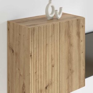 vidaXL Szafka pod telewizor Dąb rzemieślniczy 59,5 x 31 x 60 cm 4