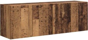 vidaXL Szafka pod telewizor 2 pcs Stare drewno 59,5 x 31 x 40 cm 2