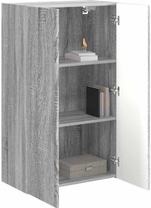 vidaXL Szara szafka pod telewizor 59,5 x 31 x 100 cm 3