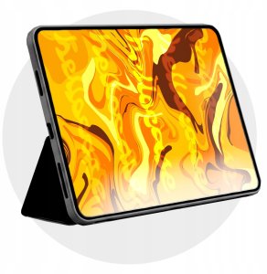 Etui z Klapką Do Apple iPad Air 4 2020 / 5 2022 10.9" / 6 2024 11" Czarne 5