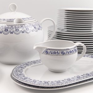 Serwis Obiadowy Dla 12 Osób 42 El. Kobalt WA-160 4