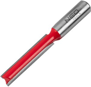 Neo Tools Frez palcowy dwuostrzowy długi, TCT, 10 x 50 mm, trzpień 8 mm (56-207) 2