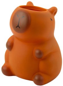 Lean Pojemnik Na Długopisy Kapibara Figurka Organizer Brązowa 10 x7 cm 3