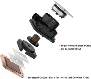 Chłodzenie wodne Lian Li HydroShift II LCD-S 360 Fanless (GHS2LCDS36NB) 7