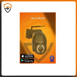 BEZPRZEWODOWA OBROTOWA ZEWNĘTRZNA KAMERA WIFI 8MPX UHD 5X ZOOM APLIKACJA IR 10