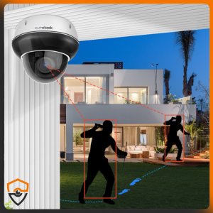 Kamera IP WiFi Zewnętrzna Obrotowa Kopułka 5MPx AUDIO śledzenie Aplikacja 5