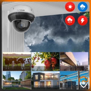 ZEWNĘTRZNA KAMERA IP WIFI KOPUŁKOWA OBROTOWA 8MPX AUDIO ZOOM x10 ŚLEDZENIE 6