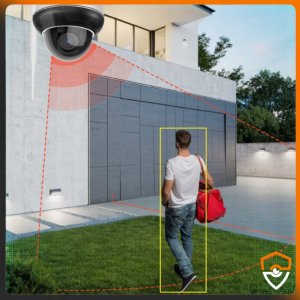 ZEWNĘTRZNA KAMERA IP WIFI KOPUŁKOWA OBROTOWA 8MPX AUDIO ZOOM x10 ŚLEDZENIE 7