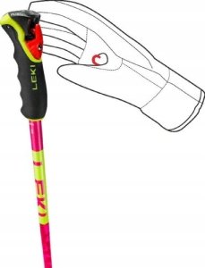 Leki KIJE 3D SPITFIRE pink 130 3