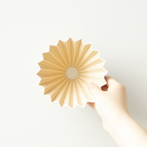 Origami Ceramiczny Dripper M - Beżowy matowy 2