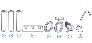 Wkład filtrujący Aquaphor Filtr Kryształowy A (K5, K2, K7) 12