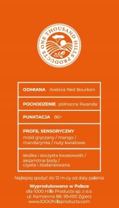 Kawa ziarnista Muhabura Kawa ziarnista RWANDA MUHABURA HONEY ESPRESSO 1kg 2