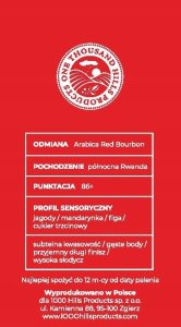 Kawa ziarnista Muhabura Kawa ziarnista RWANDA MUHABURA NATURAL ESPRESSO 1kg 5