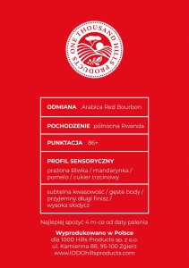 Kawa ziarnista Muhabura Kawa ziarnista RWANDA MUHABURA NATURAL ESPRESSO 400g 5