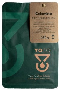 Kawa ziarnista YoCo Kawa ziarnista Coffee Colombia Red Vermouth Filtr 250g 2