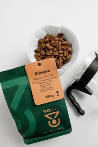 Kawa ziarnista YoCo Kawa ziarnista Ethiopia Gerbota Filtr 250g 3